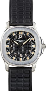 Ladies Patek Philippe Aquanaut 4960A Black Dial