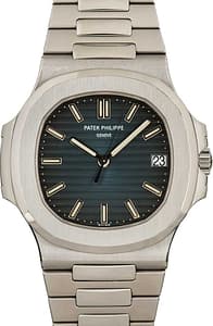Patek Phillipe Nautilus Stainless Steel Blue Dial