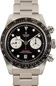 Tudor Black Bay Chrono Steel 79360N Black Dial