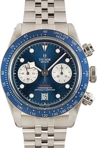 Used Tudor Black Bay Chrono 79360 Blue Dial
