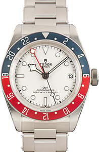 Used Tudor Black Bay GMT Stainless Steel 79830 White Dial