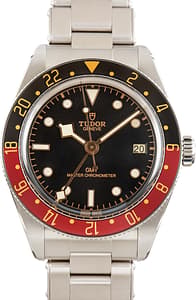 Men's Pre-owned Tudor Black Bay 58 GMT Black & Burgundy Bezel