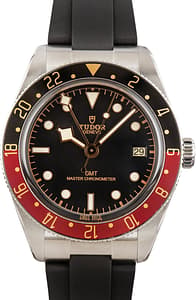 Pre-owned Tudor Black Bay 58 GMT on Rubber Strap