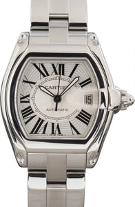 Cartier Roadster W62025V3 Silver Dial