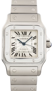 Pre-Owned Cartier Santos Galbee W20055D6 Stainless Steel