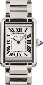 Used Tank Must de Cartier Steel WSTA0107 Small Model