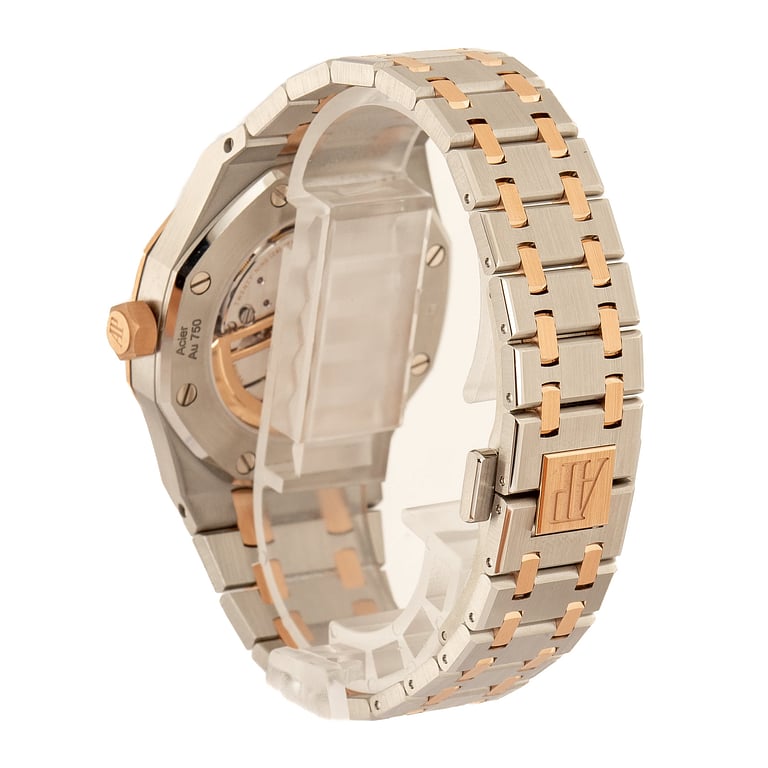 Pre-Owned Steel & Pink Gold Audemars Piguet Royal Oak Selfwinding