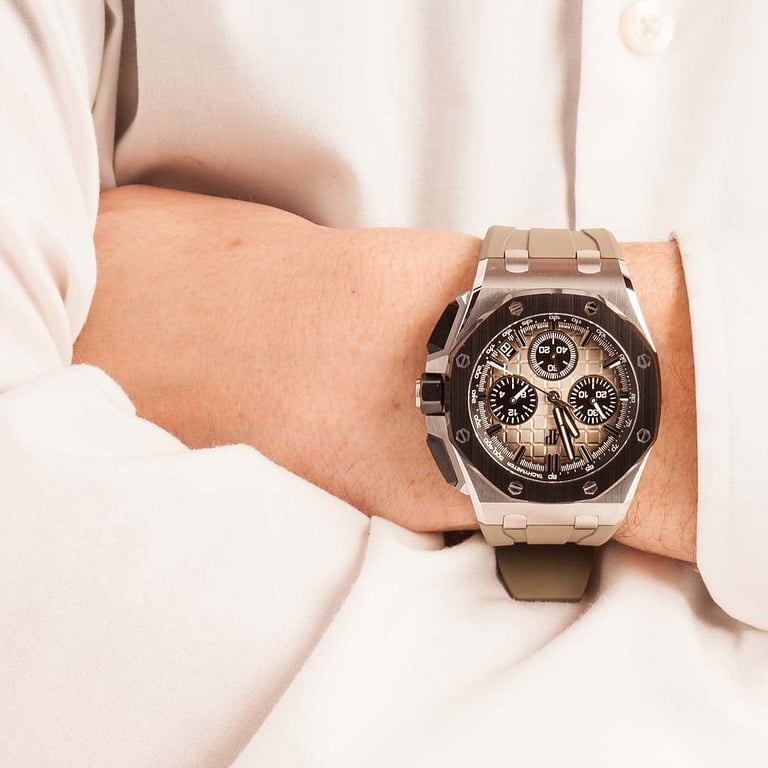Audemars Piguet Royal Oak Offshore Light Brown Mega Tapisserie Dial