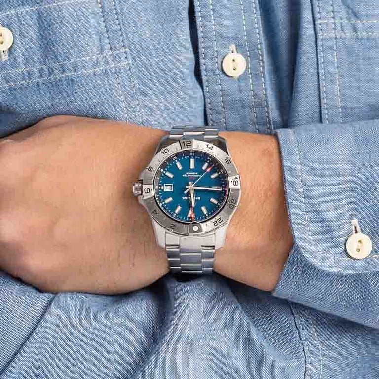 Breitling Avenger Automatic GMT 44 Blue Index Dial