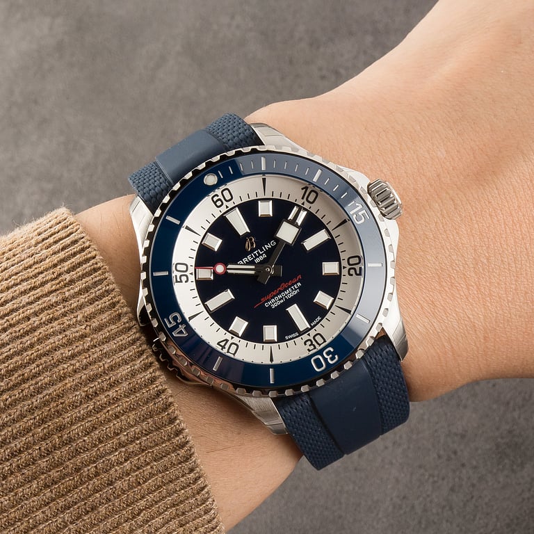 Breitling Blue Dial Superocean Automatic 46