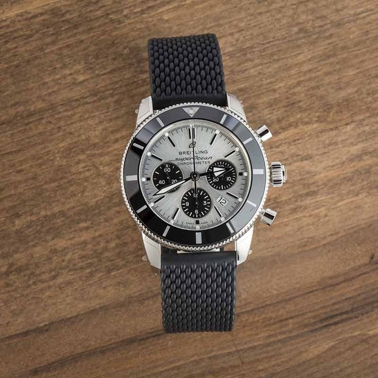 Breitling Superocean Heritage B01 Chronograph 44 Silver Dial