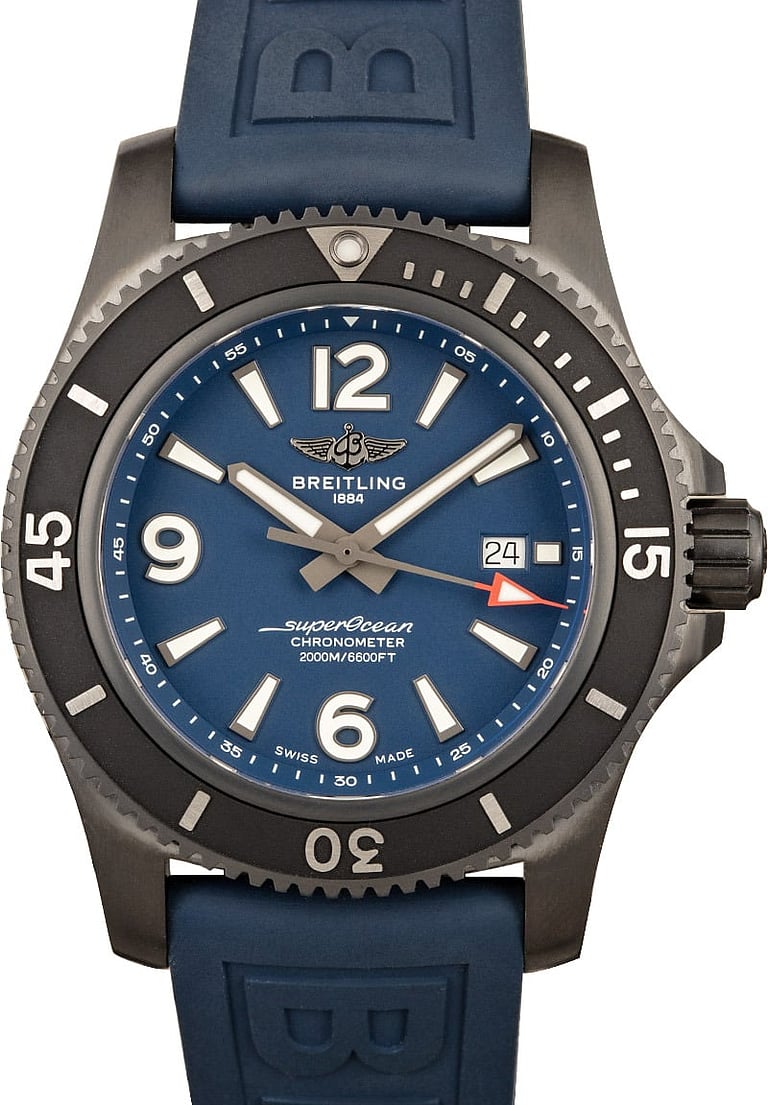 Pre-Owned Breitling Superocean Blue Dial