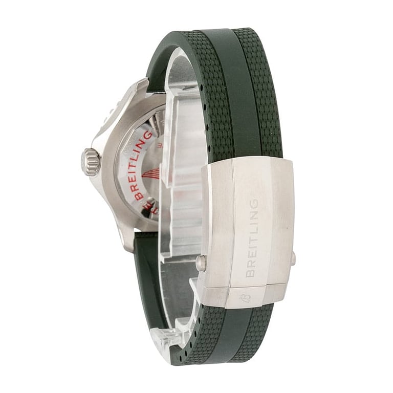 Breitling Steel Superocean Automatic 44 Green Dial