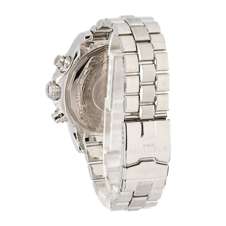 Pre-Owned White Dial Breitling Super Avenger Chronograph