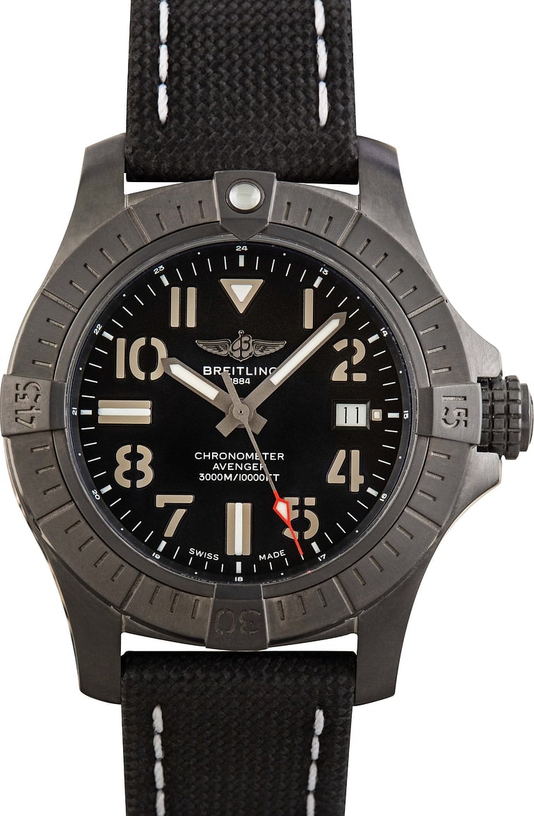 Pre-Owned Breitling Avenger Automatic 45 Seawolf Night Mission