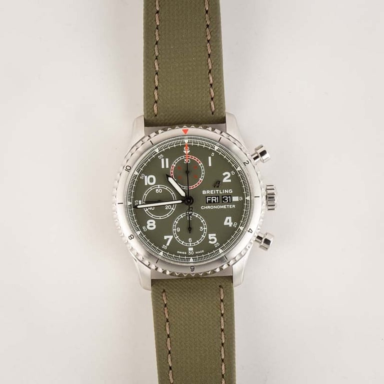 Breitling Aviator 8 Green Dial