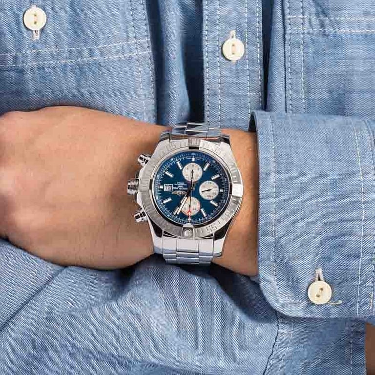 Breitling Super Avenger II Blue Dial
