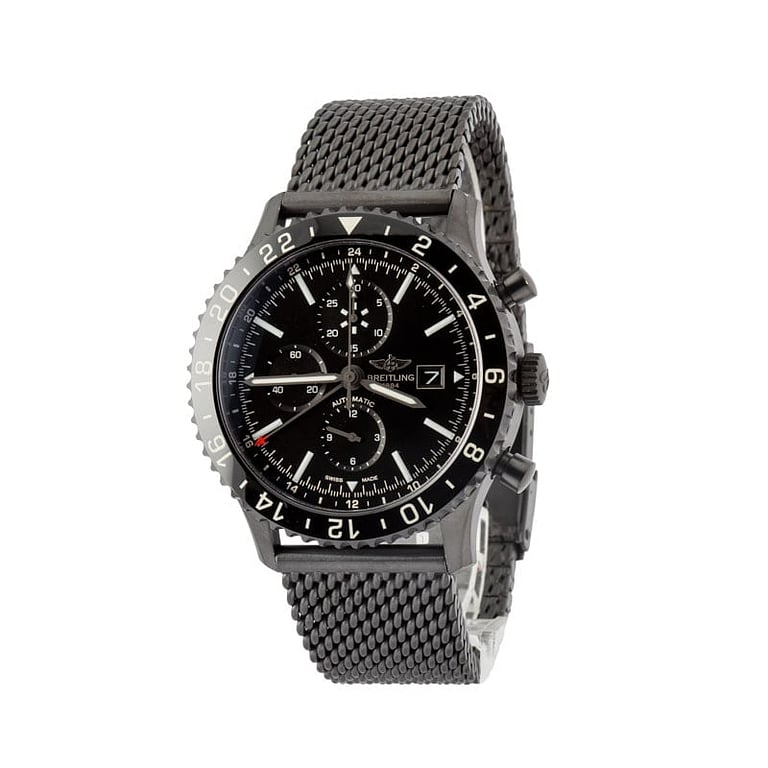 Breitling Chronoliner Black Steel
