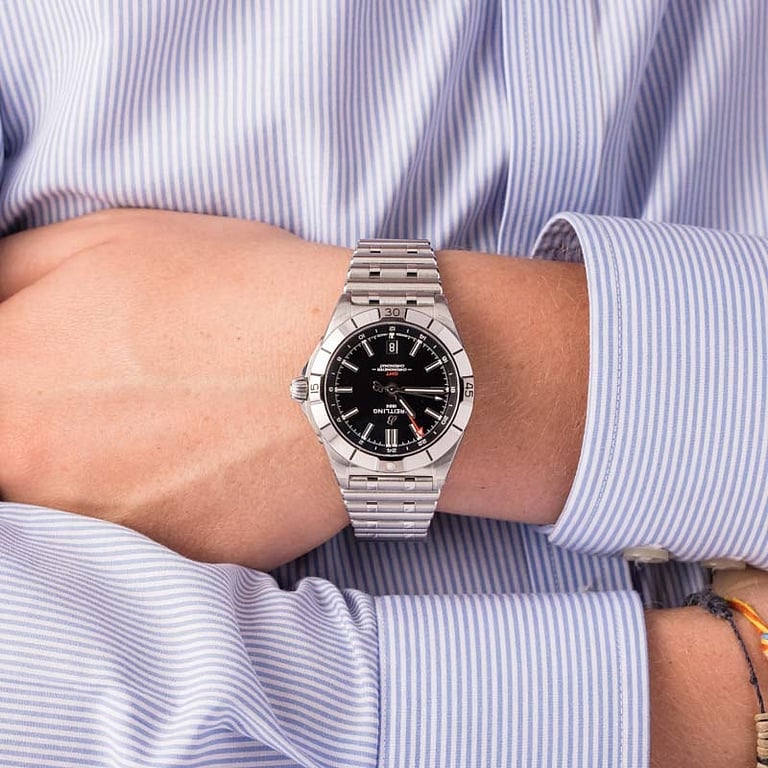 Pre-Owned Breitling Chronomat Black