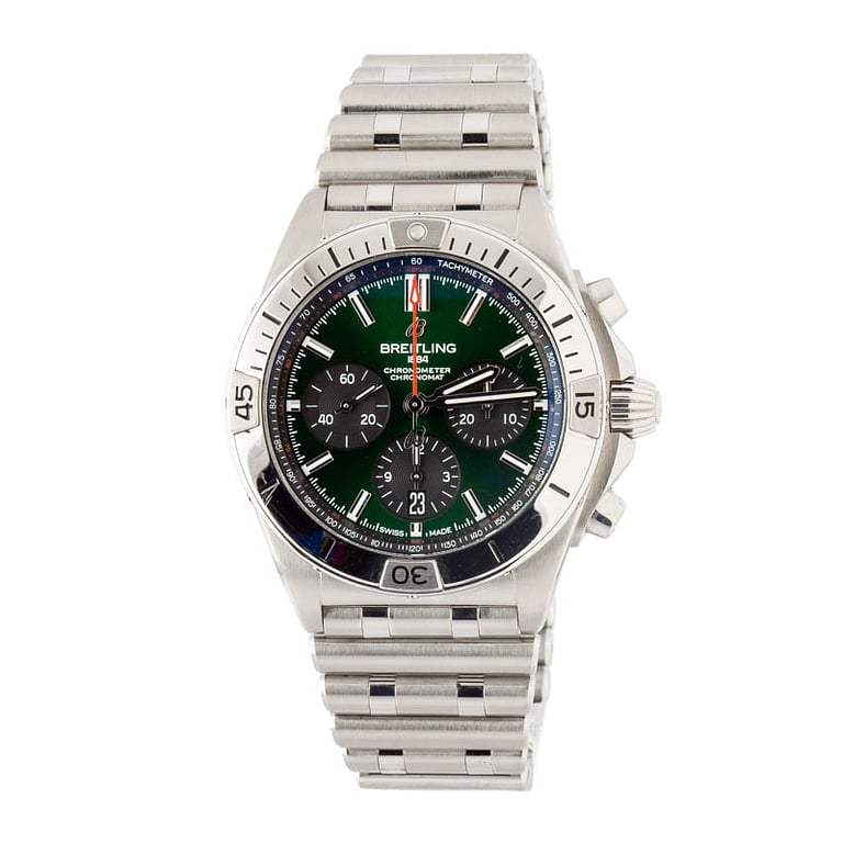 Used Breitling Chronomat B01 42 Bentley Green Dial