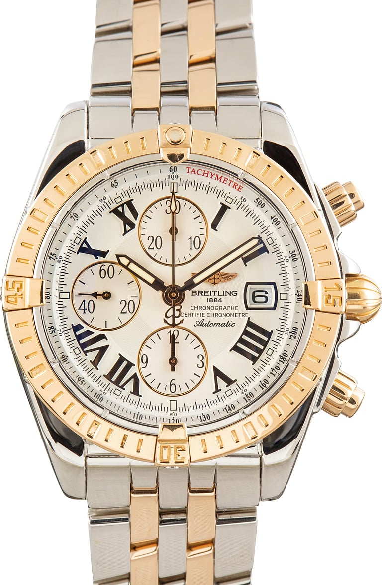 Pre-Owned Breitling Chronomat Evolution 44 Silver Dial