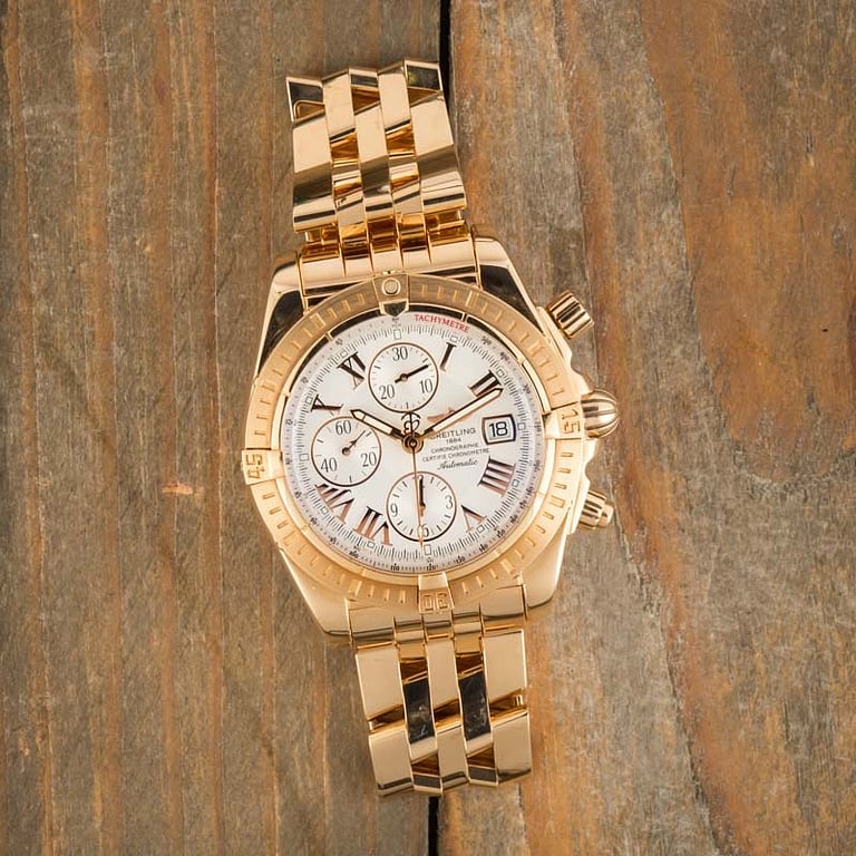 Breitling Chronomat 18k Rose Gold