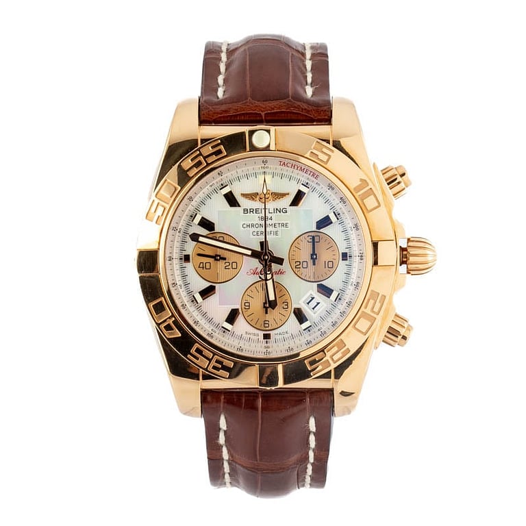 Breitling Chronomat 44 Ref HB0110 Rose Gold