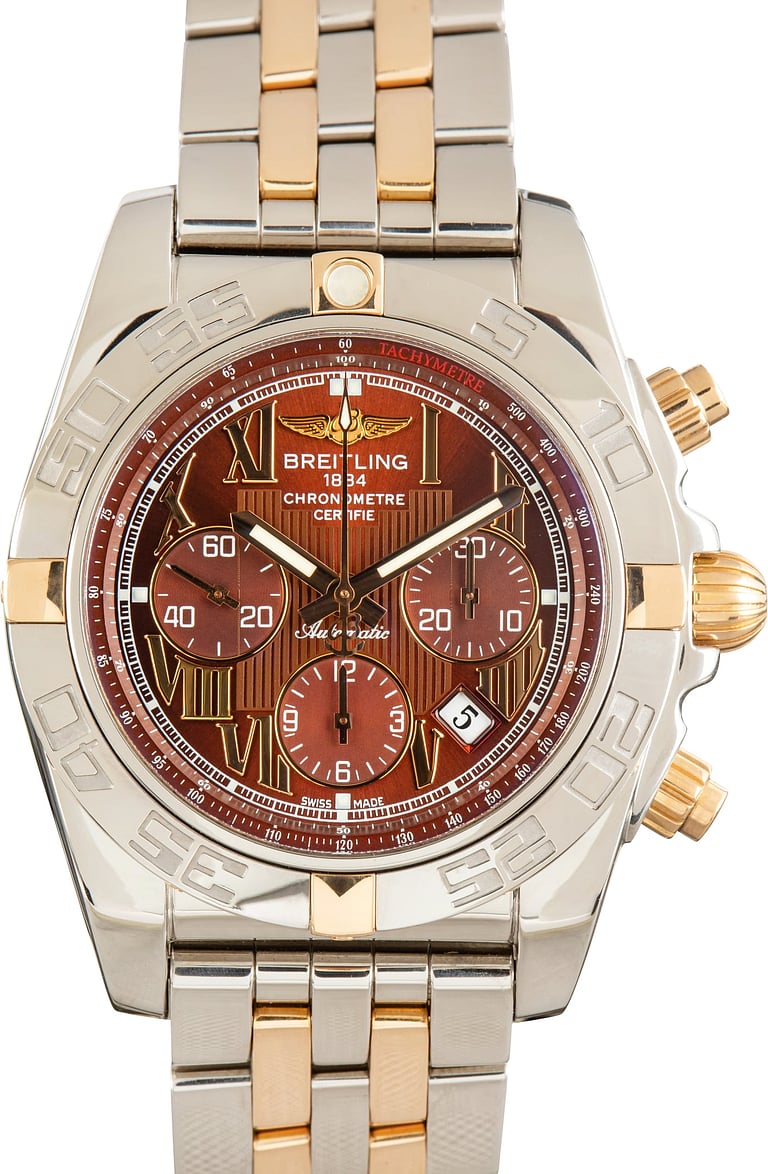 Pre-Owned Breitling Chronomat 44 Steel & 18k Rose Gold