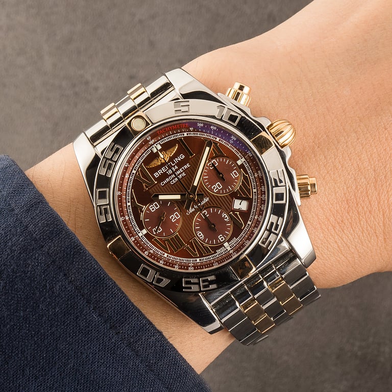 Pre-Owned Breitling Chronomat 44 Steel & 18k Rose Gold