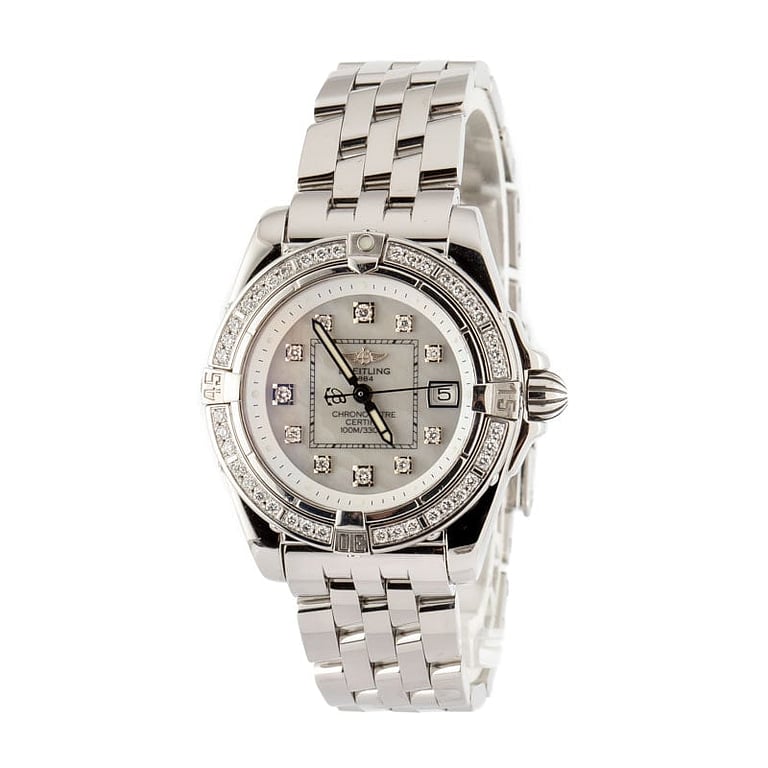 Ladies Breitling Galactic 32 Stainless Steel