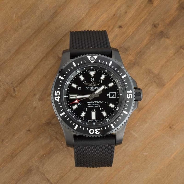 Pre-owned Breitling Superocean 44 DLC Steel