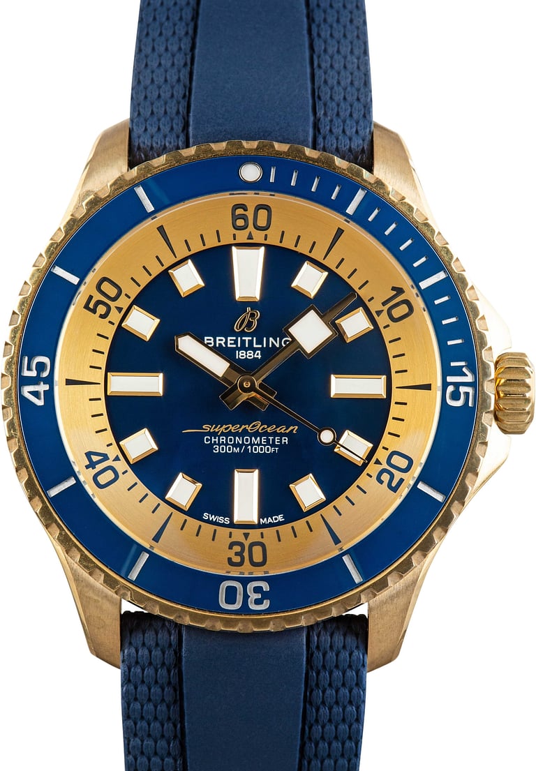 Pre-Owned Men's Breitling Superocean 44 Blue Dial