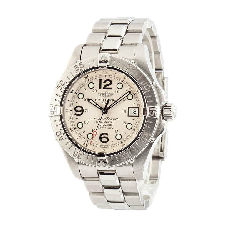 Breitling SuperOcean Ivory Arabic Dial