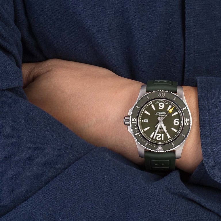 Breitling Superocean Green Dial