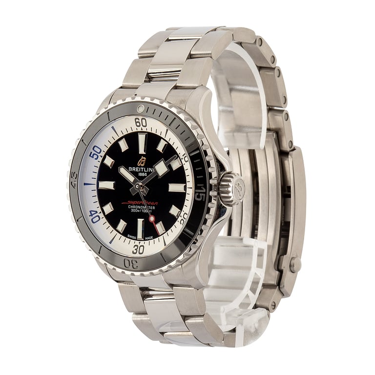 Pre-Owned Black Dial Breitling Superocean Automatic 42