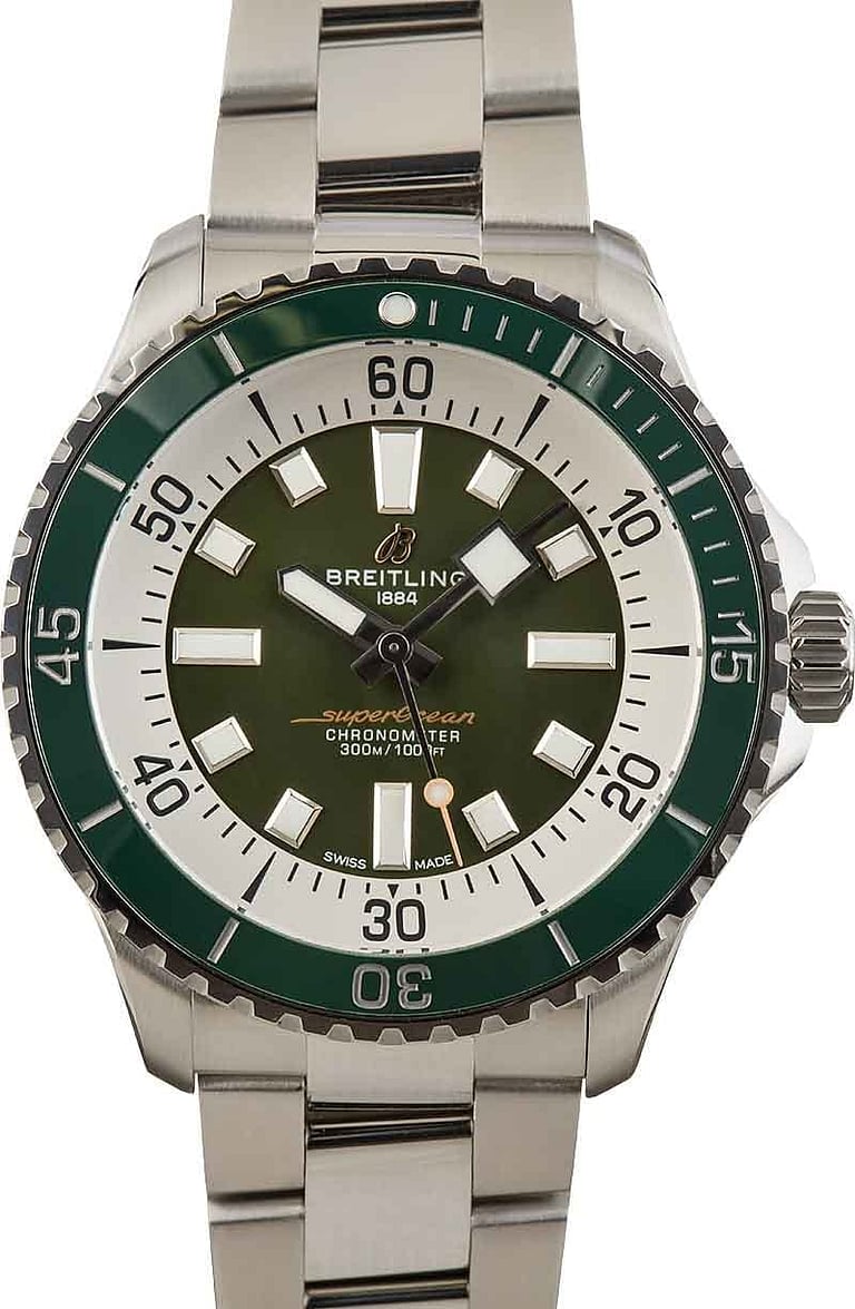 Pre-Owned Breitling Superocean Automatic 44 Stainless Steel