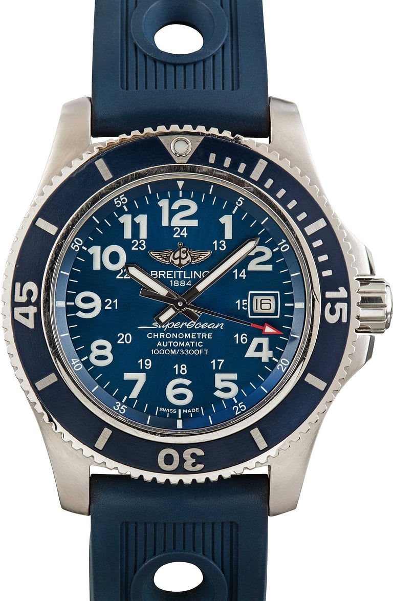 Breitling Superocean II Stainless Steel Blue Dial