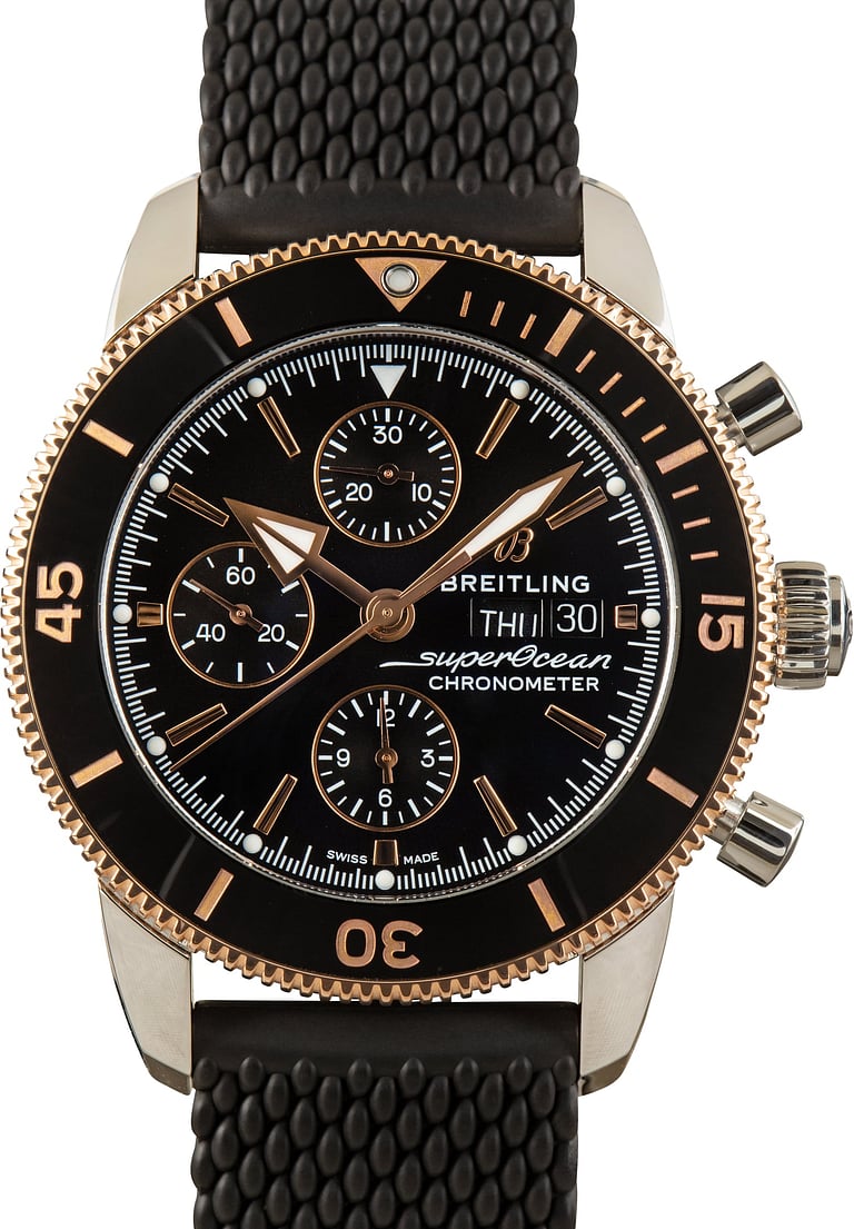 Used Breitling Two Tone Superocean Heritage Chronograph 44