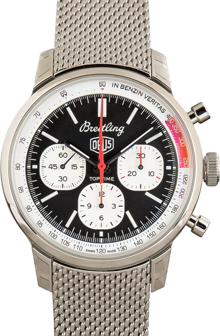 Pre-Owned Breitling Top Time B01 Deus Black Dial