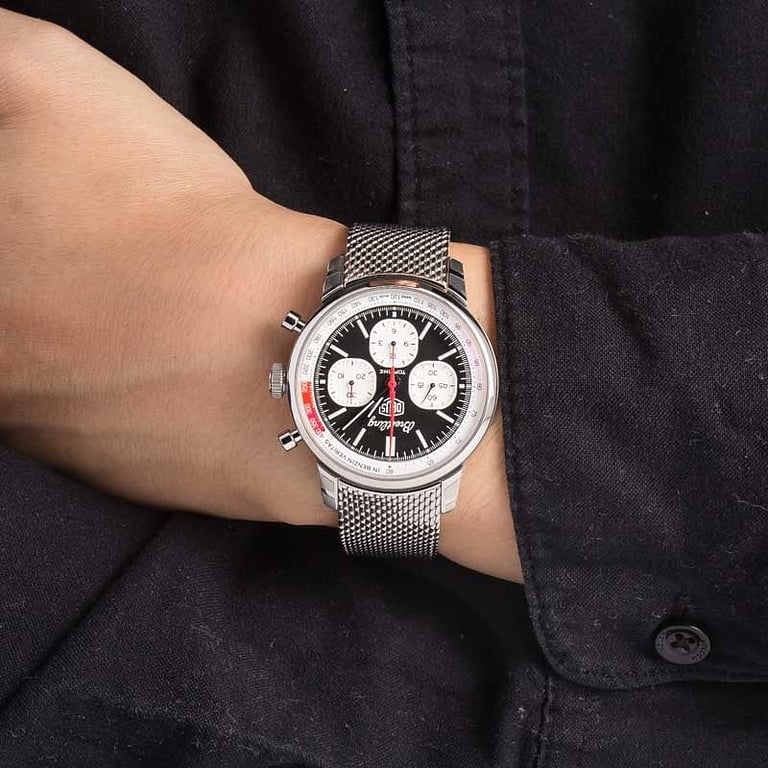 Pre-Owned Breitling Top Time B01 Deus Black Dial