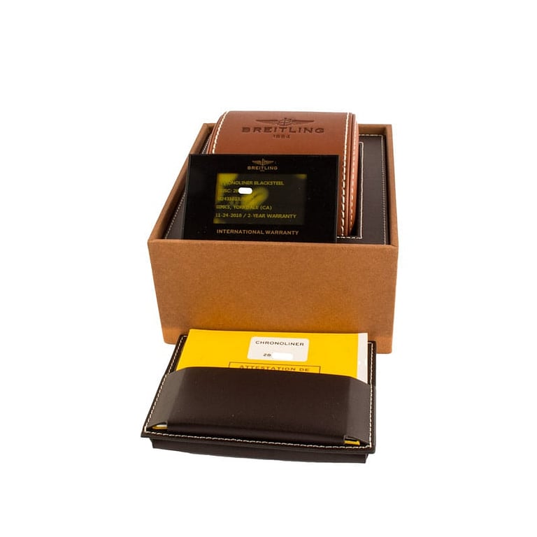 Breitling Chronoliner Black Steel