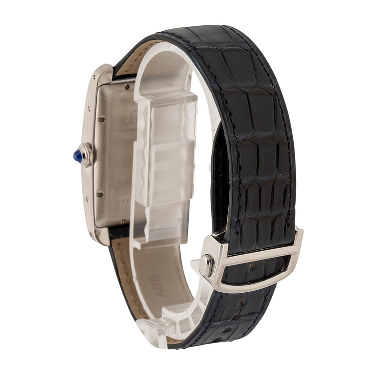 Pre-Owned Cartier Tank Americaine WSTA0045 Stainless Steel