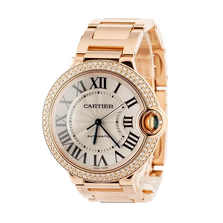 Cartier Ballon Bleu WE9005Z3 Diamond Bezel