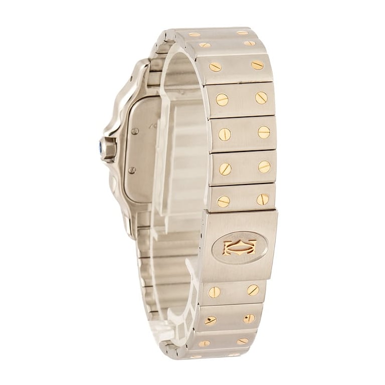 Pre-Owned Cartier Santos Galb&eacute;e Ref 187901 Two Tone