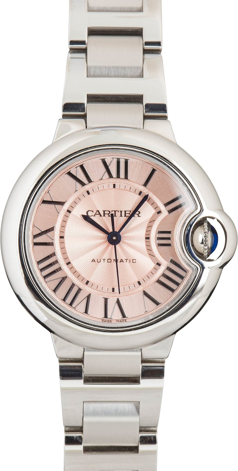 Ballon Bleu De Cartier WSBB0046 Pink Roman Dial