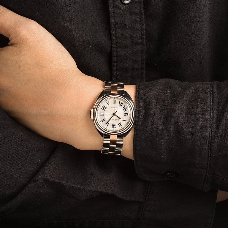 Cle De Cartier W2CL0003 Steel & Rose Gold