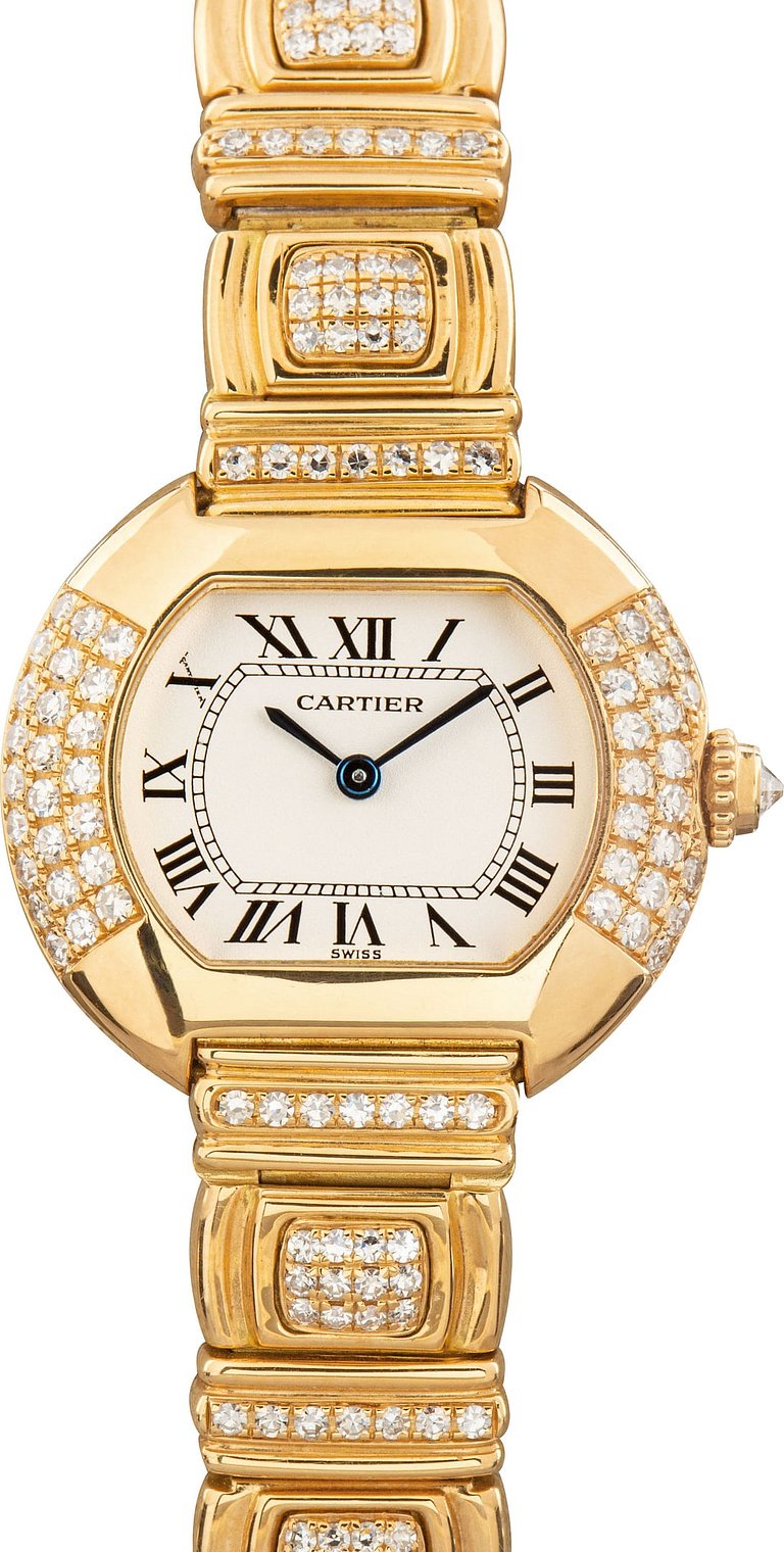 Cartier Ellipse WB6006EE Yellow Gold