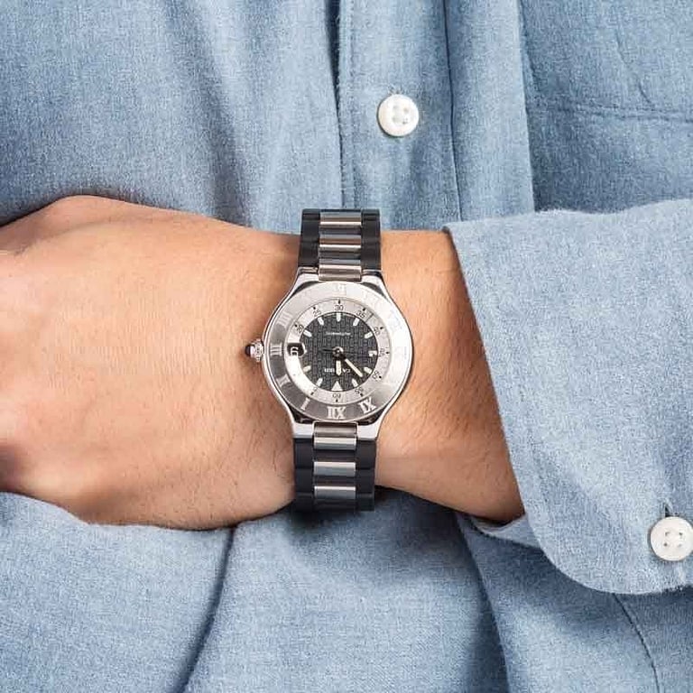 Cartier Must 21 Autoscaph W10147U2 Black Dial