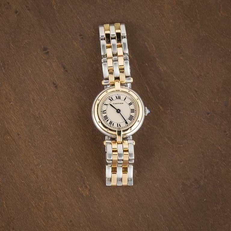 Cartier Panthere W25030B6 Steel & Yellow Gold