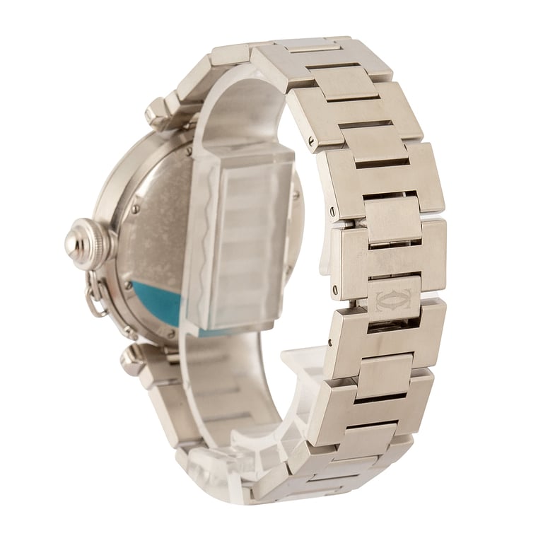 Pre-Owned Cartier Pasha C Ref W31010M7 Silver Dial